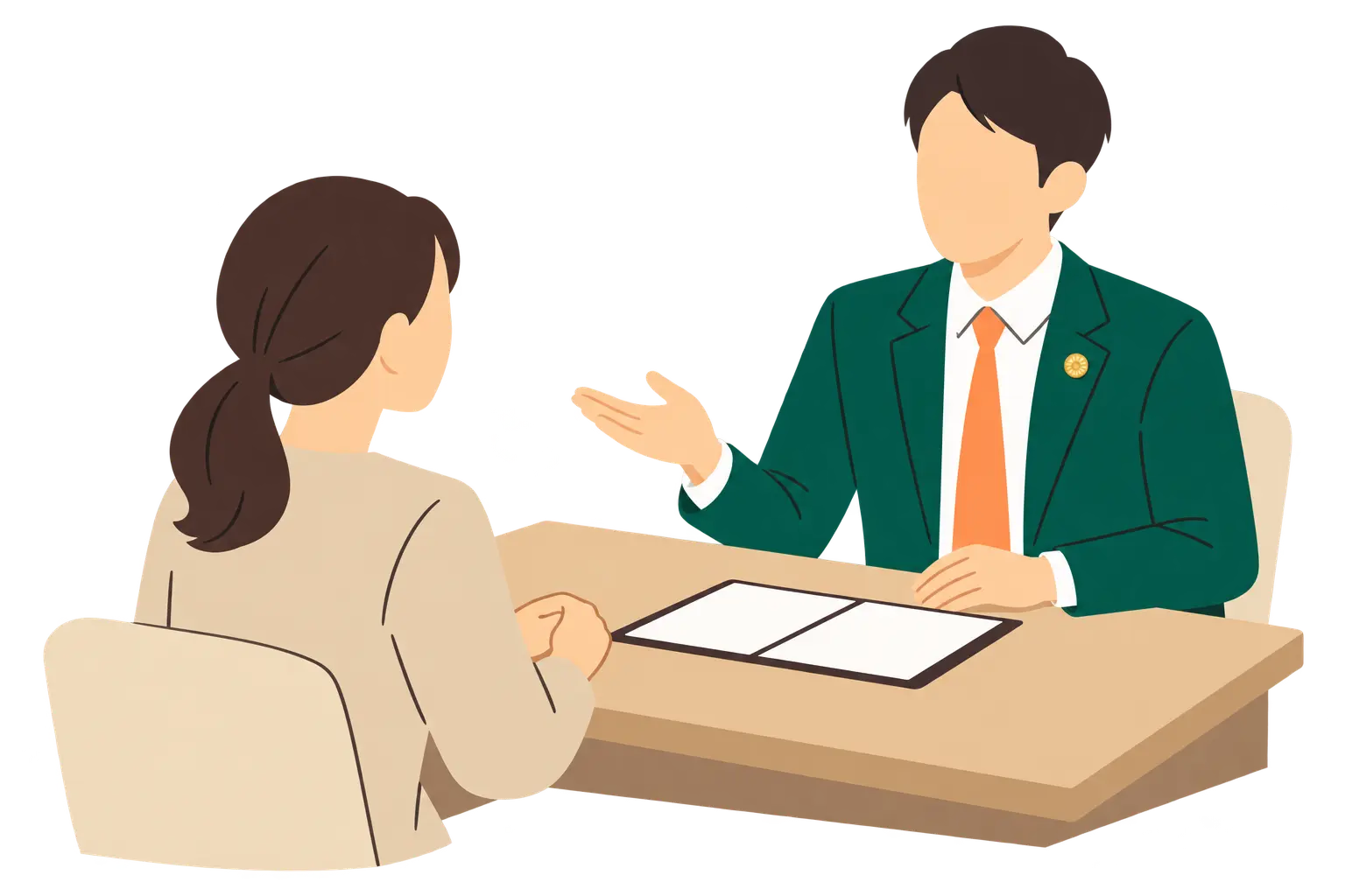 返金保証のイラスト
